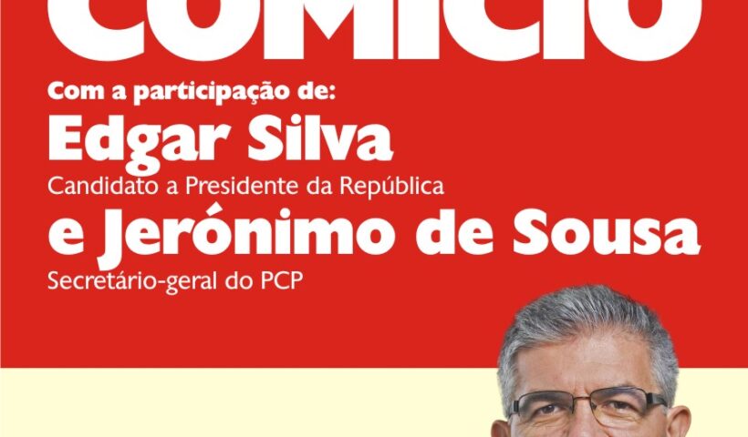 imagem para redes sociais cartaz comicio 17jan2016 edgar silva
