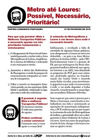 metro ate loures comunicado fev2018