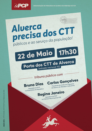 2018 Cartaz Concentracao CTT PCP Alverca