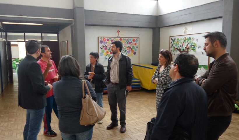 benfica visita escola jorge barradas