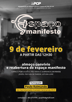 2019 Fev 9 Cartaz Espaco Manifesto