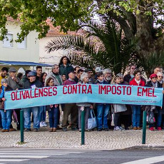 Protesto contra acção da EMEL