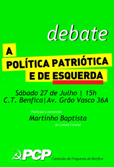 Cartaz do debate