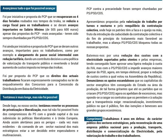 presta contas electricidade