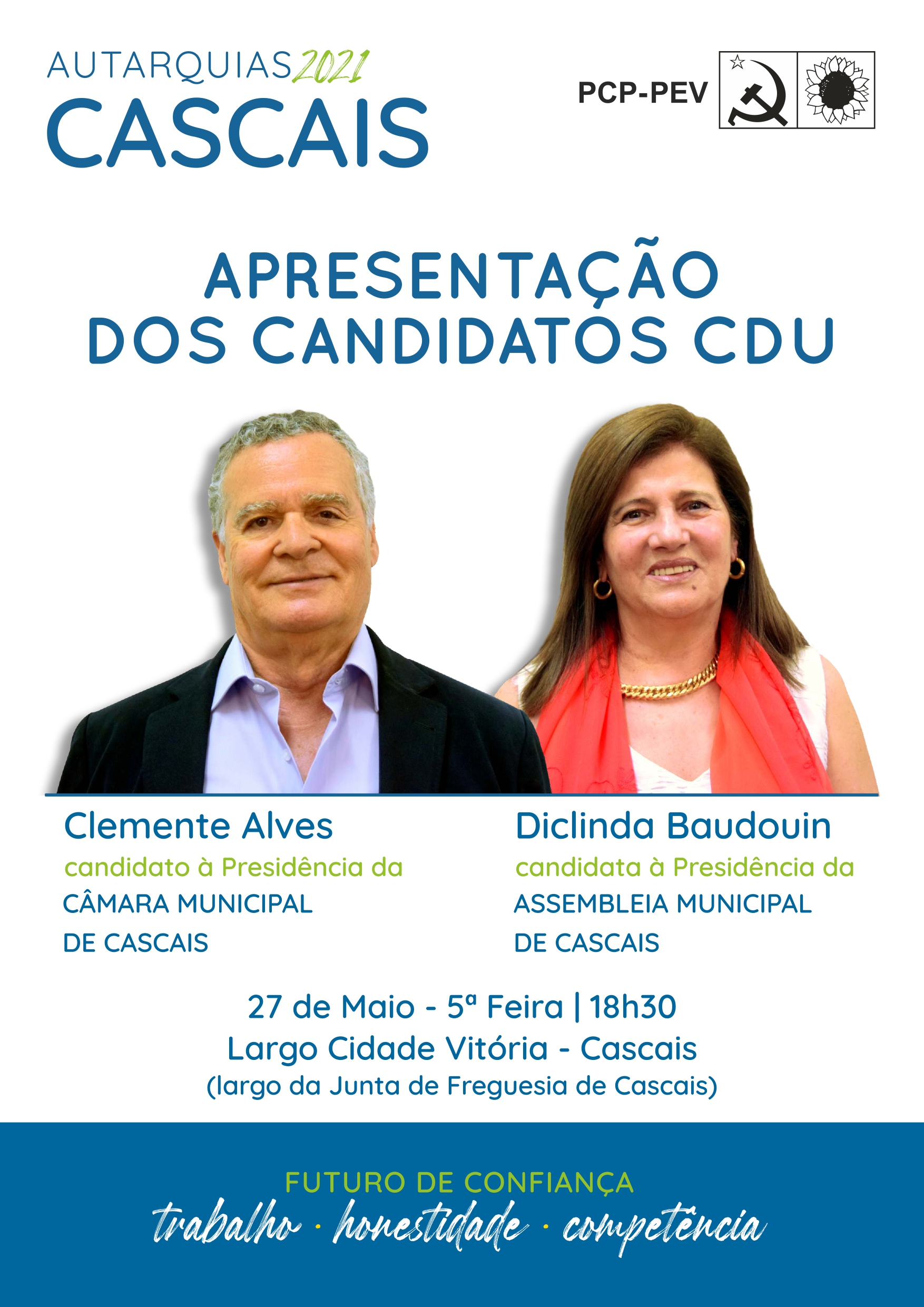 cartaz apresentao candidatos municipais