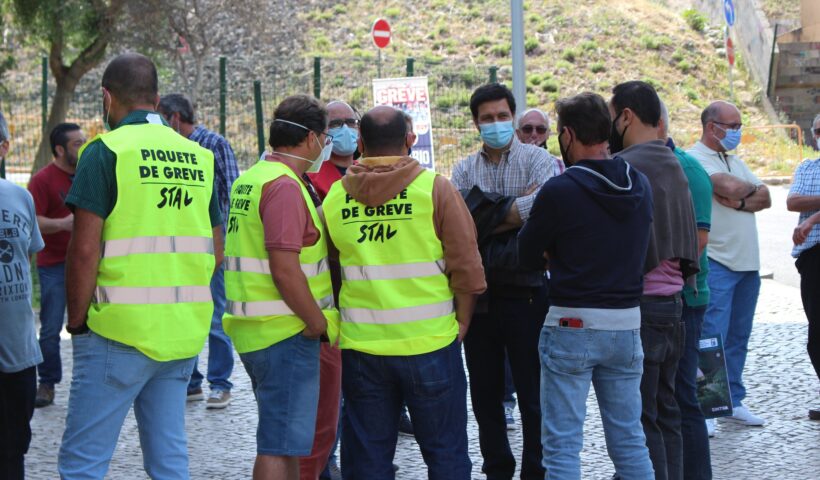 Protesto trabalhadores ETAR